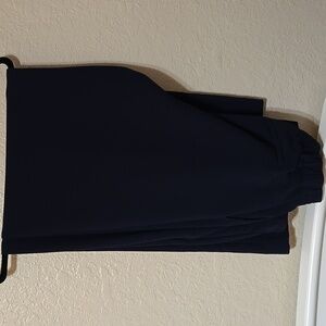 GAP Black Pleated Easy Crepe Pant (Tall)